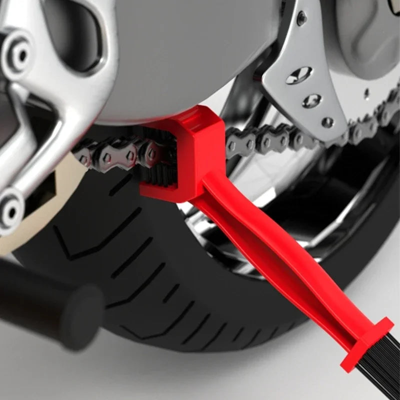 Motorcycle Accessories Chain Brush Bicycle Moto Cleaner Motocross Cover For Honda Mt09 Kawasaki Ninja 650 Ktm 390 Adventure