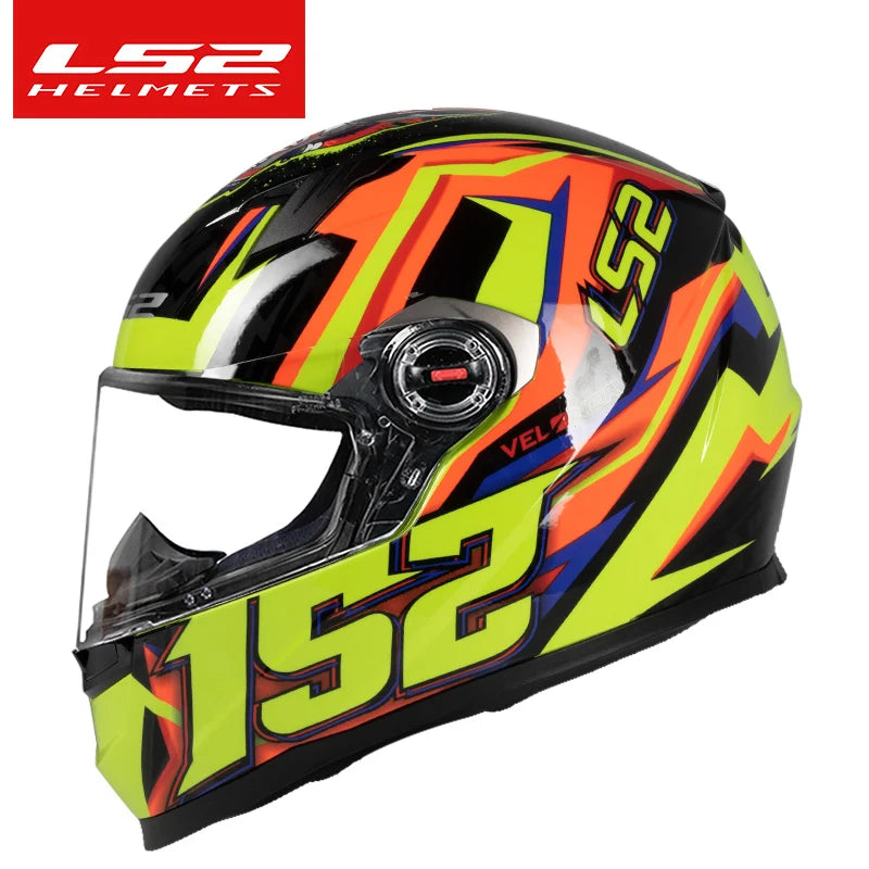 LS2 FF358 – Full-Face Motorcycle Helmet (Men/Women, High-Strength ABS)