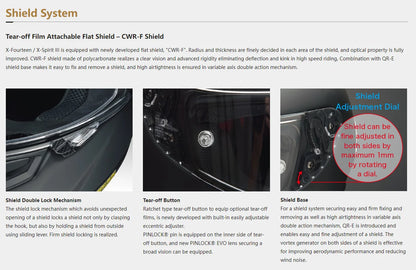 X-14 Full-Face Motorcycle Helmet – Aerodynamic Racing Design