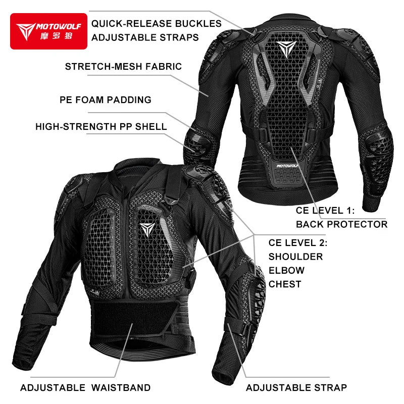 Jacket Motocross – Full Armor Turtle CE