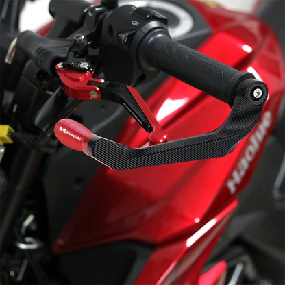 For KAWASAKI NINJA Z800 Z750 ZX10R ZX6R ER6N Motorcycle Universal Handlebar Grips Guard Brake Clutch Levers Guard Protector