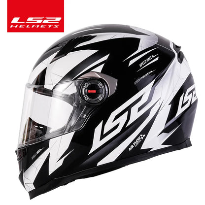 LS2 FF358 – Full-Face Motorcycle Helmet (Men/Women, High-Strength ABS)