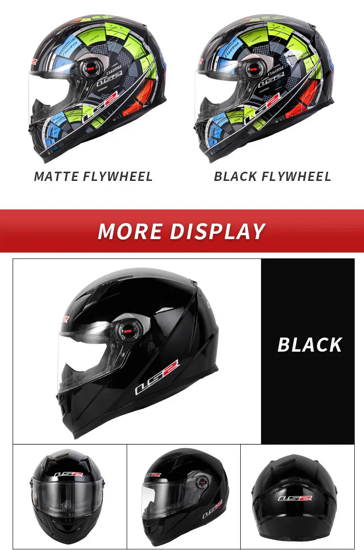 LS2 FF358 – High-Strength Full-Face Motorcycle Helmet