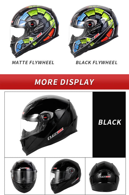 LS2 FF358 – High-Strength Full-Face Motorcycle Helmet