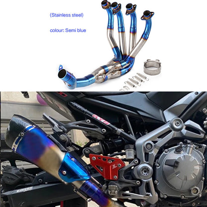 Slip On 900 Z900 2017- 2022 Motorcycle Full System Exhaust Escape Stainless steel 50.8mm Front Pipe  For Kawasaki Ninja
