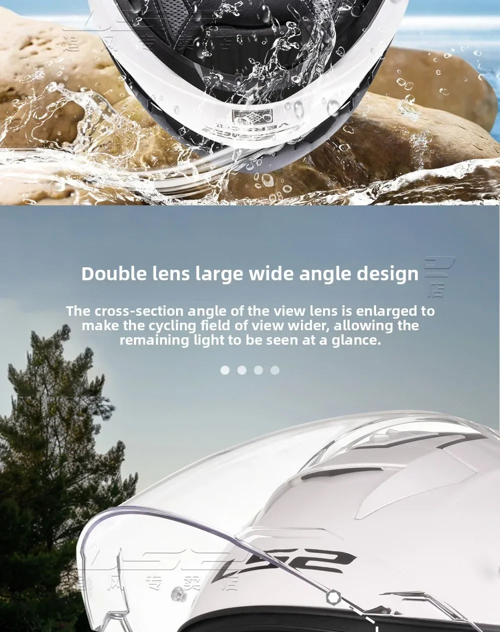 LS2 OF618 Verso 2 – Dual-Lens Open-Face Motorcycle Helmet