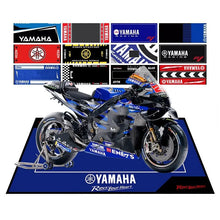 Yamaha Racing Garage Mat – Anti-Slip Waterproof Display Pad