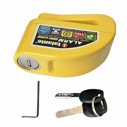 Falante Motorcycle Scooter Disc Brake Lock Bicycle Anti-theft Wheel Disc Brake Lock waterproof Security Alarm Protection 6 Color