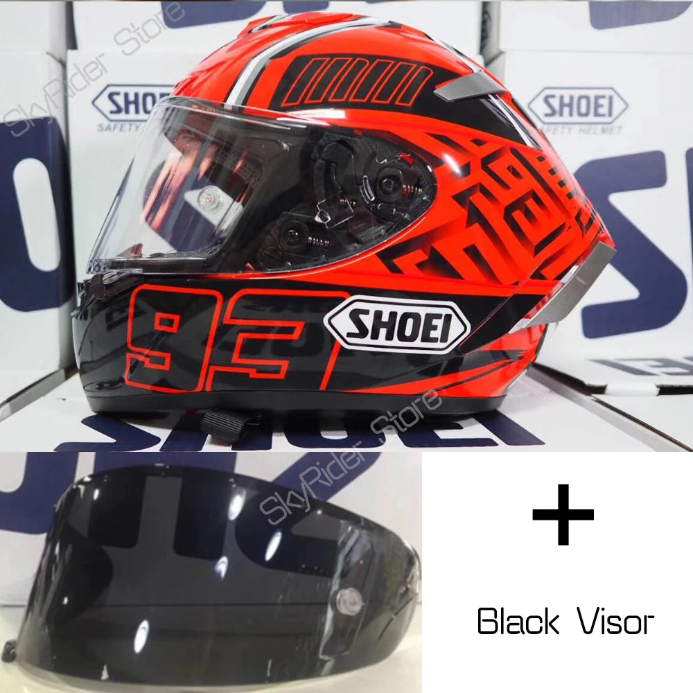 X-14 Full-Face Motorcycle Helmet – Aerodynamic Racing Design