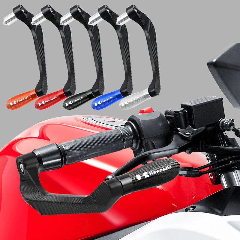 For KAWASAKI NINJA Z800 Z750 ZX10R ZX6R ER6N Motorcycle Universal Handlebar Grips Guard Brake Clutch Levers Guard Protector