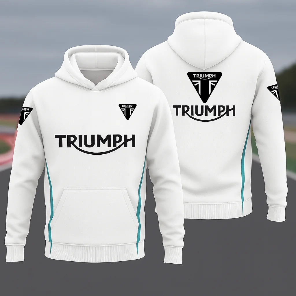 TRIUMPH Hoodie Hot Selling Motorcycle Riding Fan Sweatshirt 2026 Fashion Printed Street Casual Top for Spring Autumn Winter
