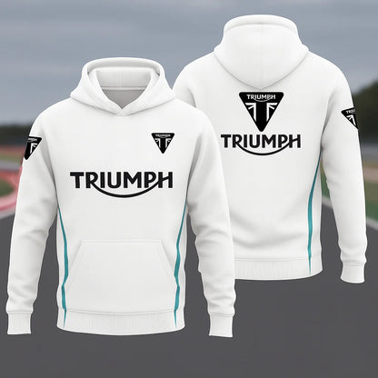 TRIUMPH Hoodie Hot Selling Motorcycle Riding Fan Sweatshirt 2026 Fashion Printed Street Casual Top for Spring Autumn Winter