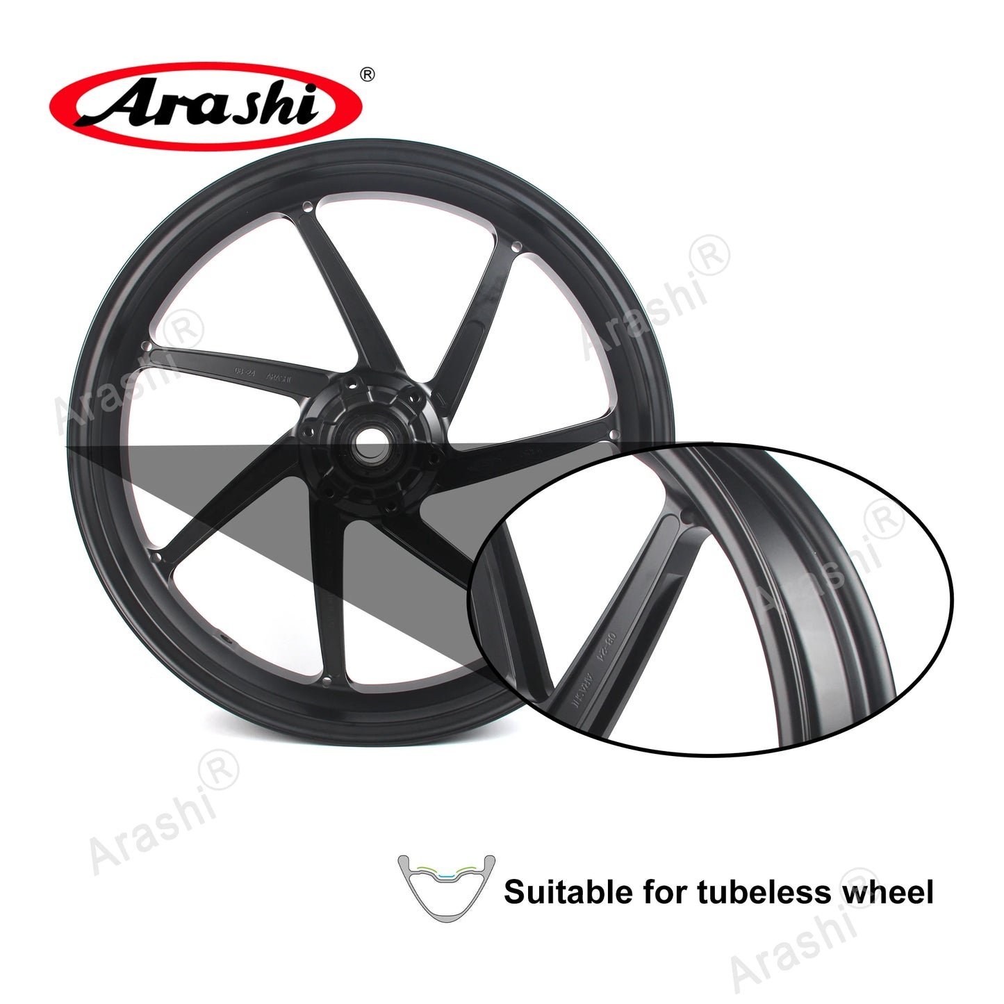 Arashi Front Wheel Rim Brake Disc Rotor Set For BMW S1000RR M Version 2019-2024 / S1000XR 2020-2022 / S1000R 2021-2025