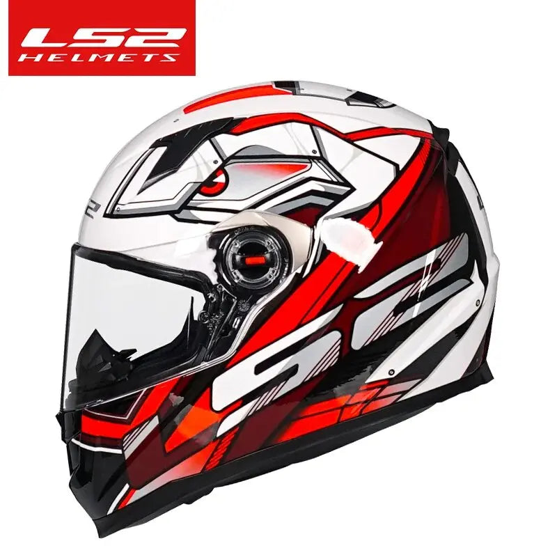 LS2 FF358 – Full-Face Motorcycle Helmet (Men/Women, High-Strength ABS)
