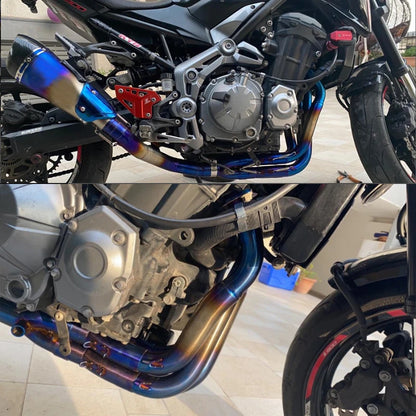 Slip On 900 Z900 2017- 2022 Motorcycle Full System Exhaust Escape Stainless steel 50.8mm Front Pipe  For Kawasaki Ninja