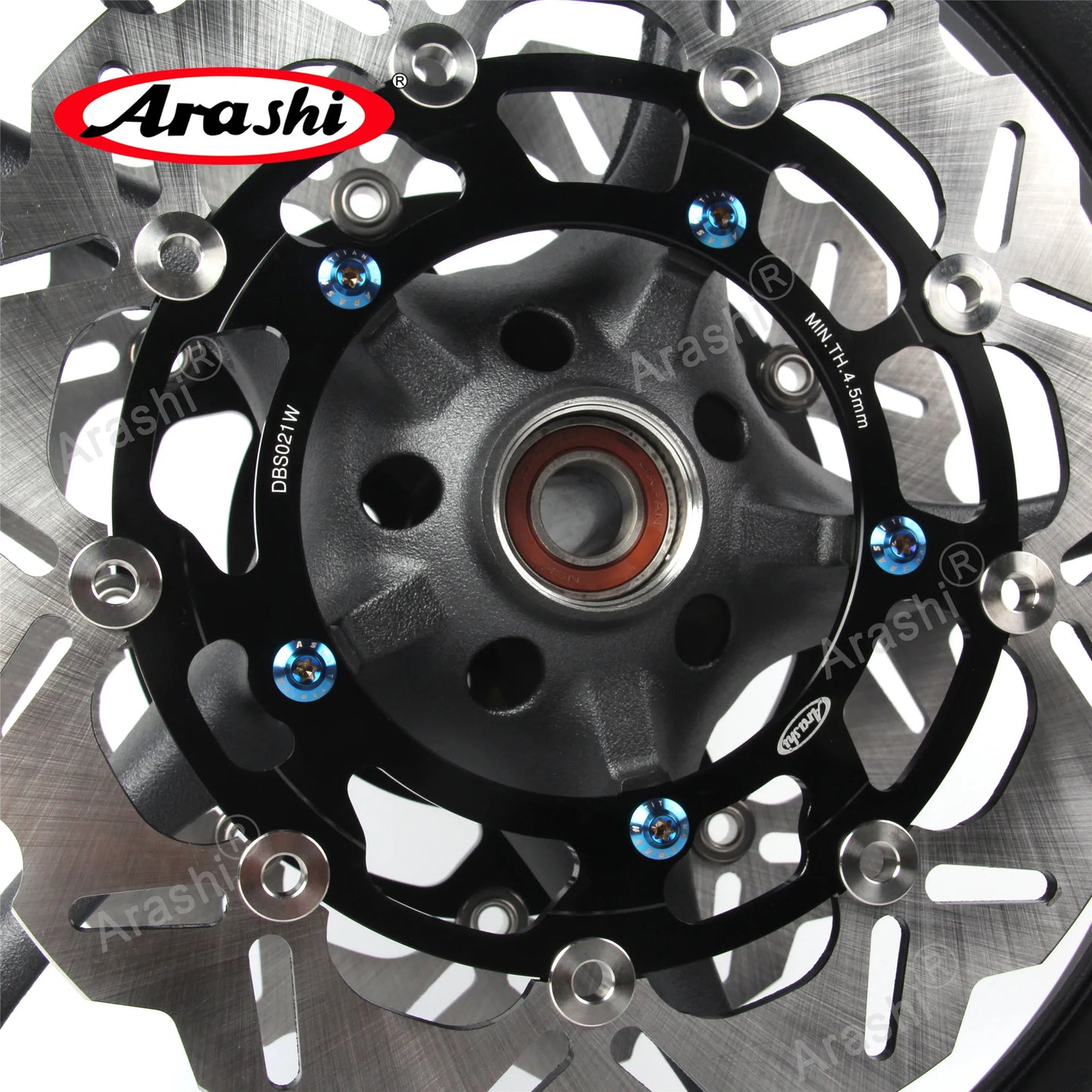 Yamaha YZF-R1 (1000cc) – Arashi 17" Front Wheel Hub & Brake Disc Set (2006–2012)