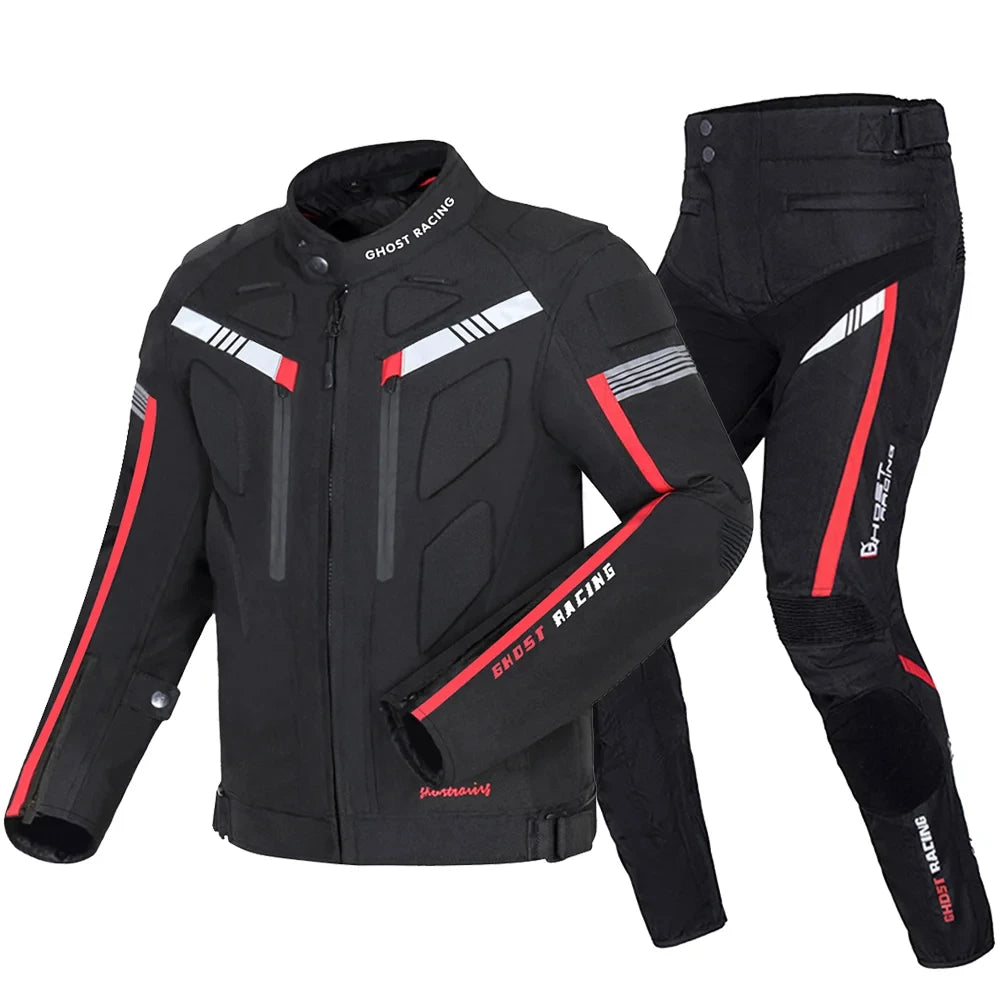 Storm Guard Motorcycle Jacket – Waterproof Cold-Weather Armor