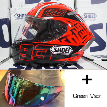 X-14 Full-Face Motorcycle Helmet – Aerodynamic Racing Design