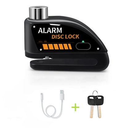 Extractme Motorcycle Alarm Disc Brake Lock Security Moto Wheel Disk Padlock Waterproof 110dB Loud Anti Theft Alarma Motocicleta