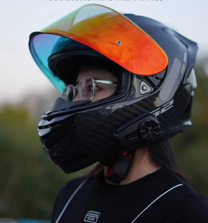 LS2 FF801 Carbon – Single-Visor Full-Face Motorcycle Helmet