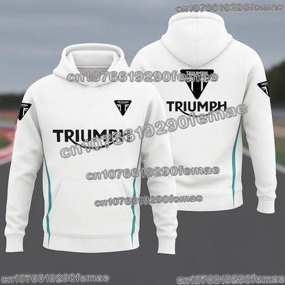 TRIUMPH Hoodie Hot Selling Motorcycle Riding Fan Sweatshirt 2026 Fashion Printed Street Casual Top for Spring Autumn Winter