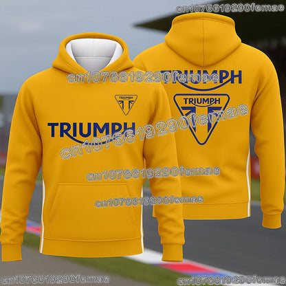 TRIUMPH Hoodie Hot Selling Motorcycle Riding Fan Sweatshirt 2026 Fashion Printed Street Casual Top for Spring Autumn Winter