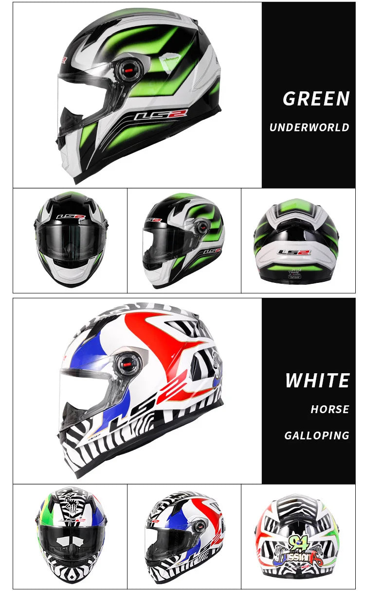 LS2 FF358 – High-Strength Full-Face Motorcycle Helmet