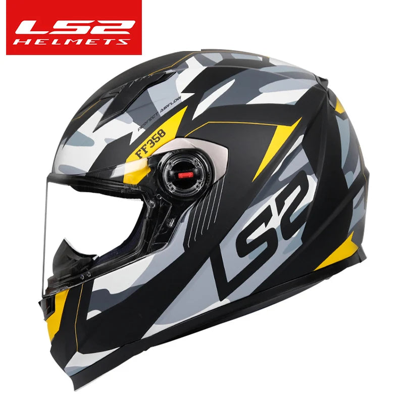 LS2 FF358 – High-Strength Full-Face Motorcycle Helmet