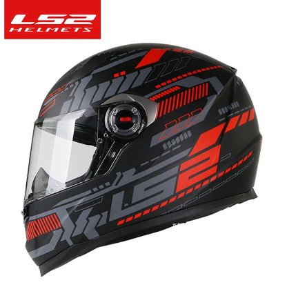 LS2 FF358 – Full-Face Motorcycle Helmet (Men/Women, High-Strength ABS)