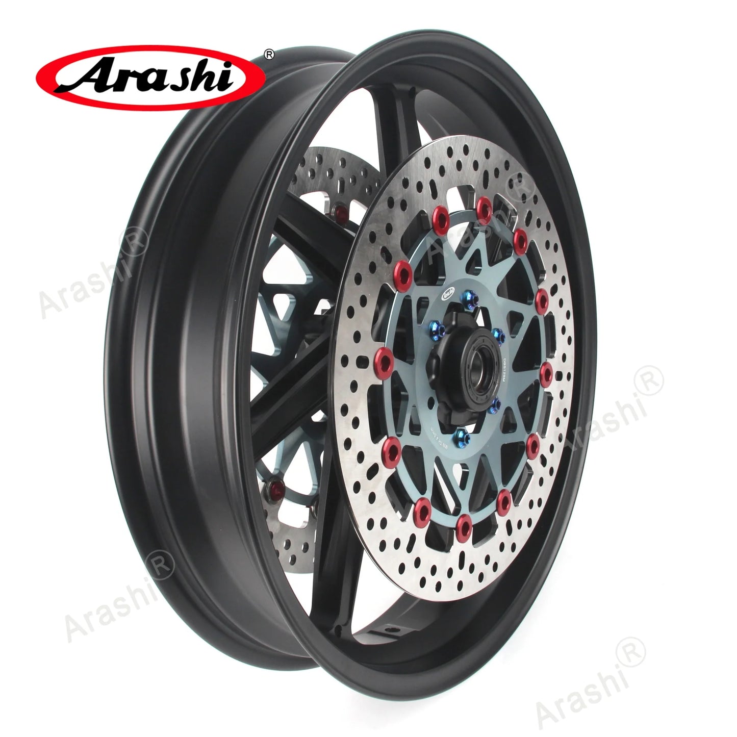 Arashi Front Wheel Rim Brake Disc Rotor Set For BMW S1000RR M Version 2019-2024 / S1000XR 2020-2022 / S1000R 2021-2025