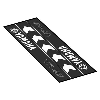 Yamaha Racing Garage Mat – Anti-Slip Waterproof Display Pad
