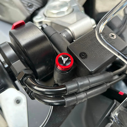 Yamaha MT Series Mirror Hole Plug Set – Aluminum Screw Caps
