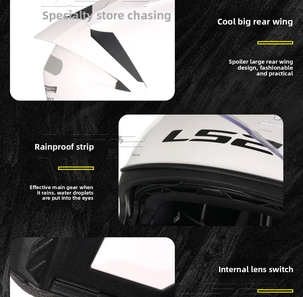 LS2 OF618 Verso 2 – Dual-Lens Open-Face Motorcycle Helmet
