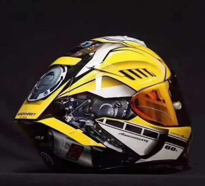 Full Face Helmet Shoei X-14 HA RIM 1 Yellow