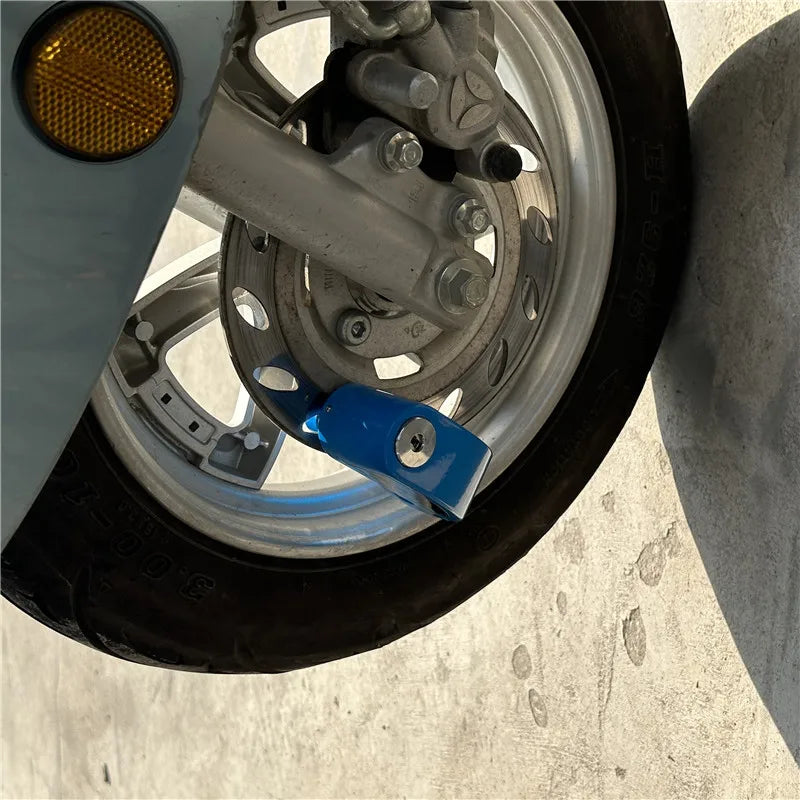 Falante Motorcycle Scooter Disc Brake Lock Bicycle Anti-theft Wheel Disc Brake Lock waterproof Security Alarm Protection 6 Color
