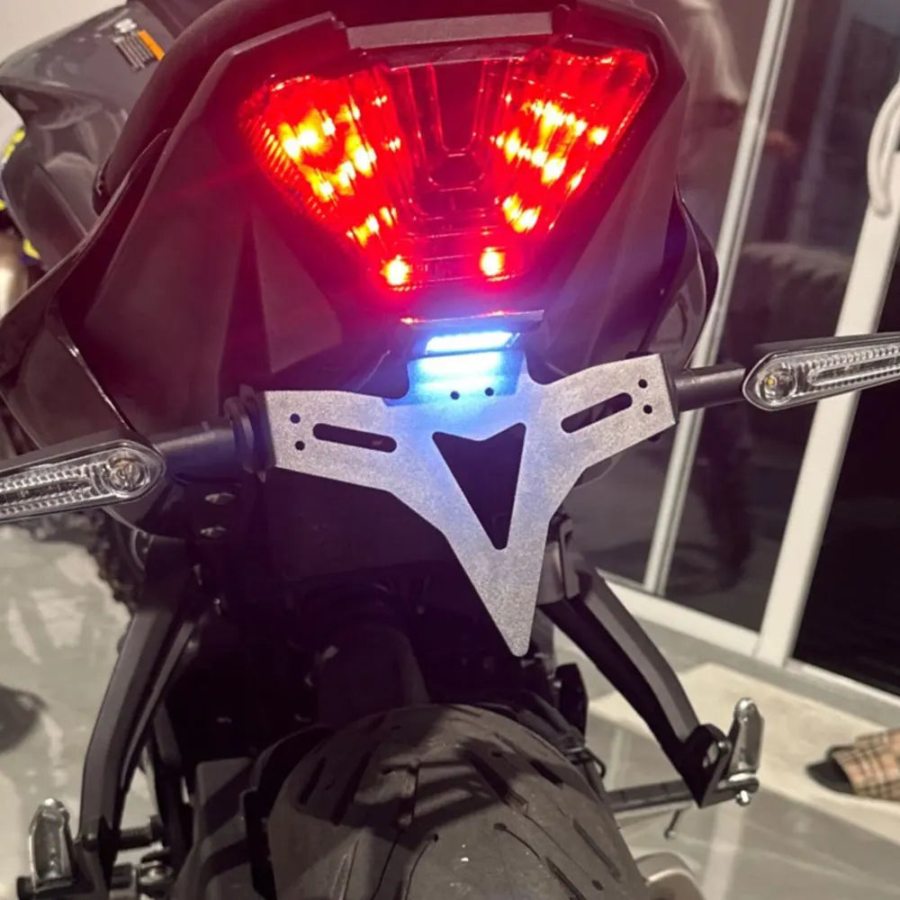 FZ07 Motorbikes Tail Tidy Fender Eliminator License Plate Holder For Yamaha MT-07 MT 07 2013 - 2025 2023 2022 2024 YZF R7 YZF-R7