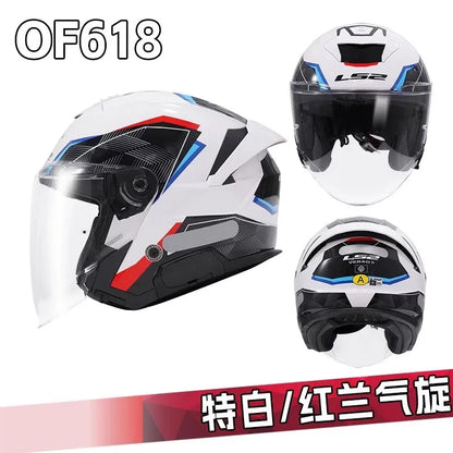 LS2 OF618 Verso 2 – Dual-Lens Open-Face Motorcycle Helmet