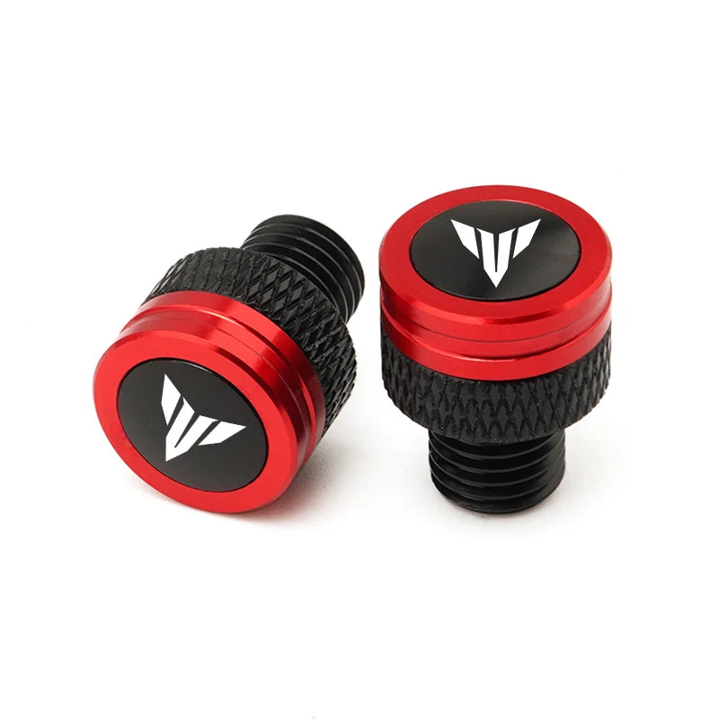 Yamaha MT Series Mirror Hole Plug Set – Aluminum Screw Caps