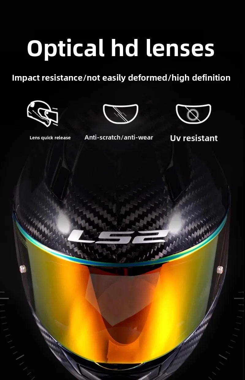 LS2 FF801 Carbon – Single-Visor Full-Face Motorcycle Helmet
