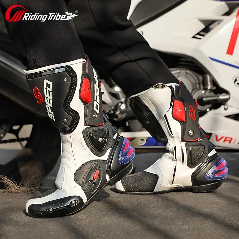 B1001 Racing Boots – Long Motocross & Rally Motorcycle Boots