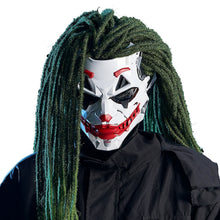 Cyberpunk Joker Masks with Clown Braids Cosplay Clown Costume Party Props Halloween Anime Role-Playing Gifts Toys for Adults