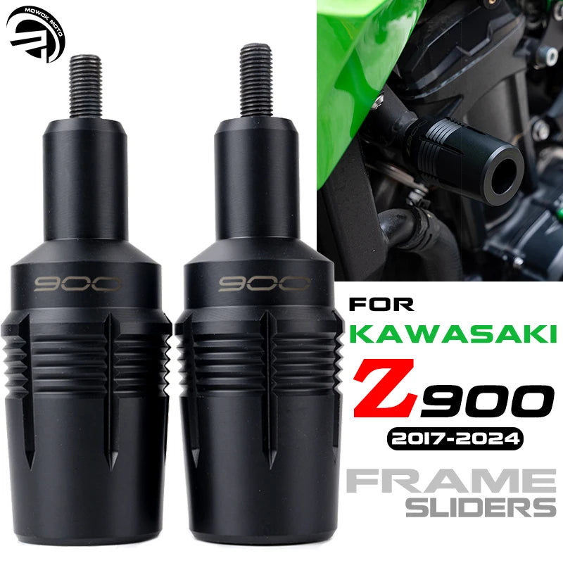 For Kawasaki Z900 Z900RS Z 900 SE 2017-2024 2023 Motorcycle Accessories Frame Sliders Falling Protection Crash Protector Pad