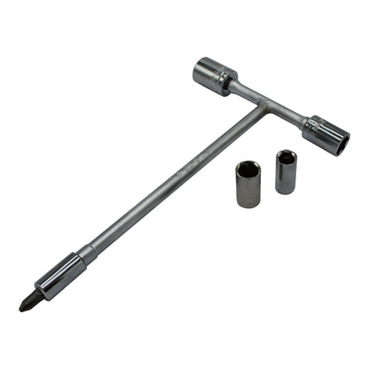 WHITES MINI T-HANDLE SOCKET SET 6/8/10/12/14MM +PHILLIPS#2