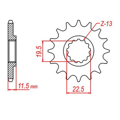XAM Sprocket Kit Suzuki DRZ125 / Kawasaki KLX125 Small Wheel 14/51