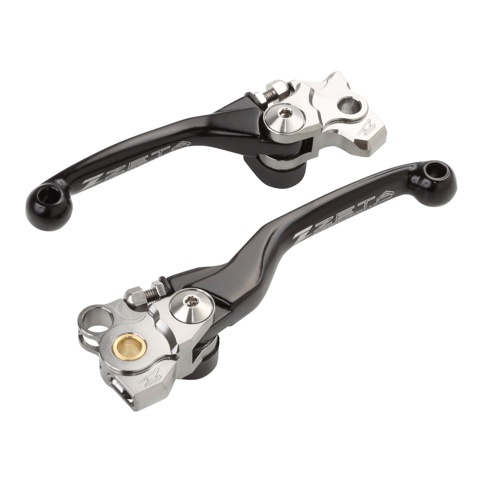 Zeta Pivot Lever Set FP - Kawasaki KX250 ('21-'26) / KX450 ('19-'23) - Black