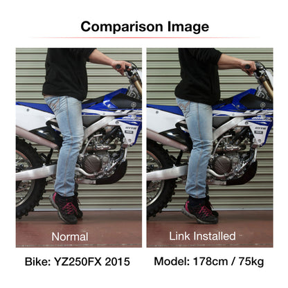 Zeta RSL Low Down Link -30mm - Suzuki DR-Z400S / DR-Z400E / DR-Z400SM - Red