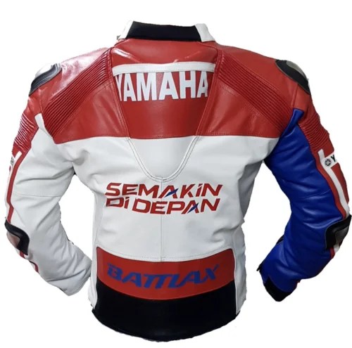 YAMAHA MOTORCYCLE LEATHER RACING JACKET-1